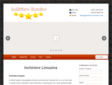Tablet Screenshot of inchiriere-limuzine.com